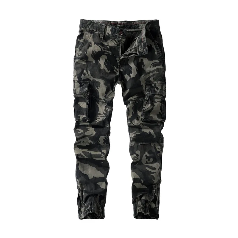 Дропшиппинг осень зима мужские спортивные штаны Sknny камуфляж военные тактические штаны мужские хлопок высокое качество штаны для бега