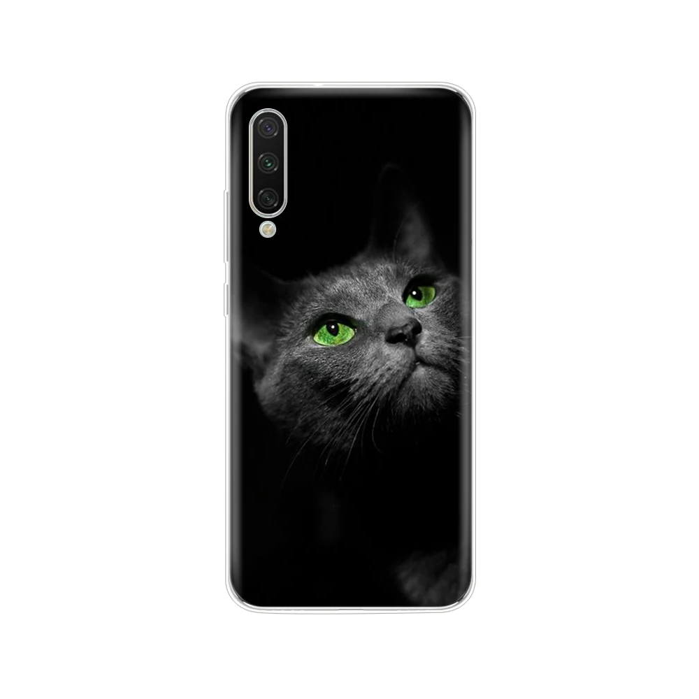 Силиконовый чехол для телефона, чехол для Xiaomi mi A3, чехол с полной защитой, мягкая задняя крышка из ТПУ для Xio mi A3, бампер, прозрачный чехол с рисунком - Цвет: 61889