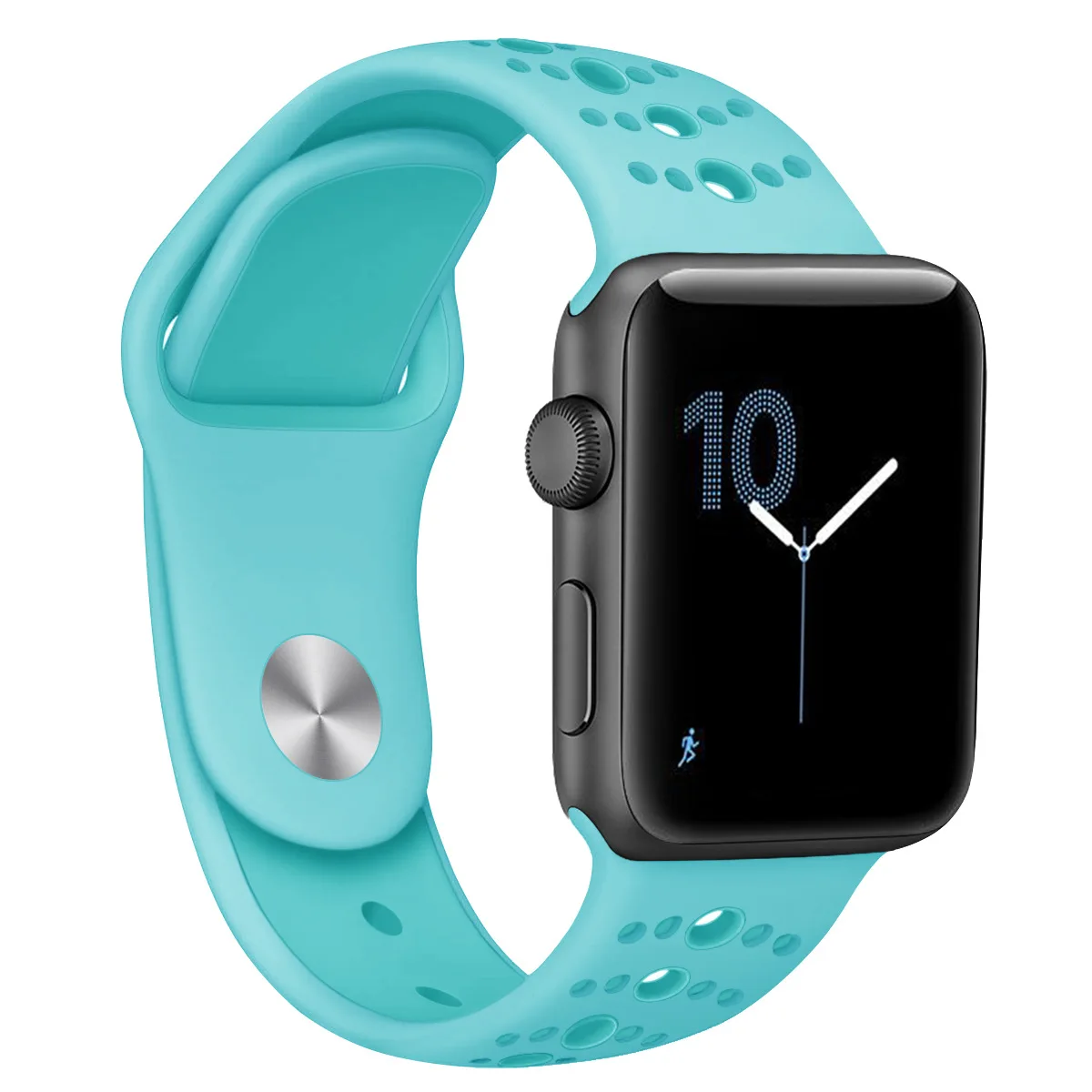 duck Стильный ремешок для Apple Watch 38 мм 42 мм iWatch 4 ремешок 44 мм 40 мм спортивный силиконовый браслет correa iwatch 5 4 3 2 аксессуары - Цвет: duck