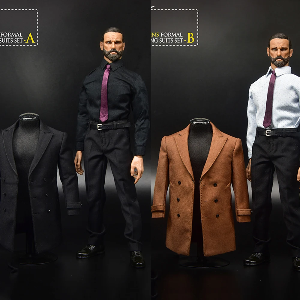 1/6 Scale 3 Colors Men's Formal Suits Clothes Set For 12" Male Figure Body Toys 