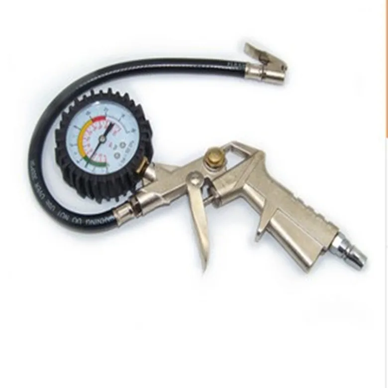 

Car Multi-functional Car Inflatable Gun Type Car Mounted Cheer Measured Tire Pressure Gun Barometer Precision Barometer