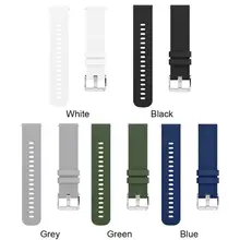 Замена силикона браслет ремешок для Garmin Forerunner 245 M/245/645(черный/белый/серый/армейский зеленый/темно-синий
