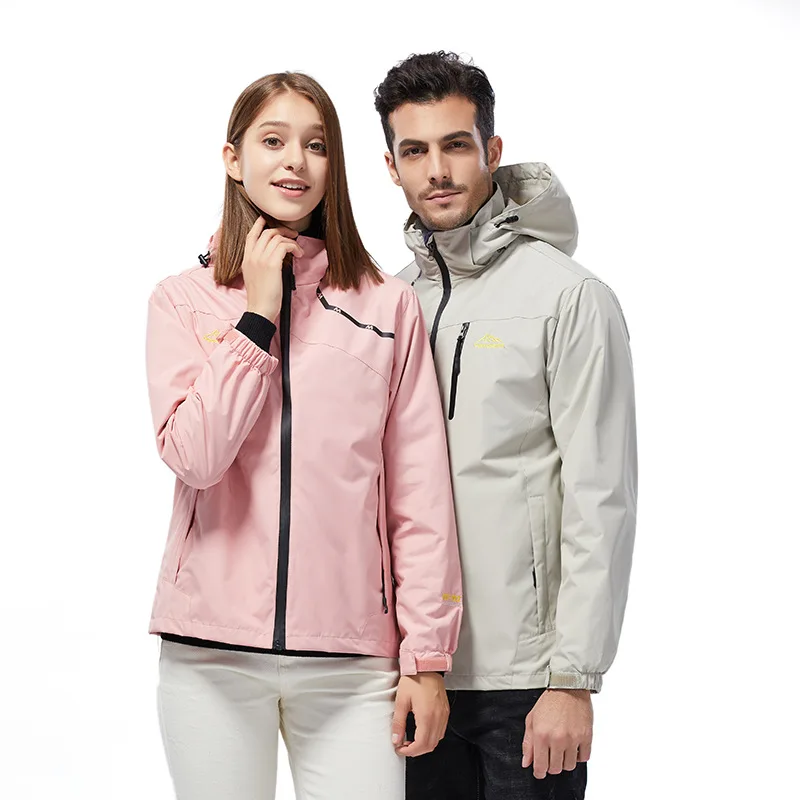 

MEN'S Assault Jacket Thin Spring, Autumn And Winter Trending Slim Fit Waterproof Windcheater Outdoor Mountain Climbing Clothing