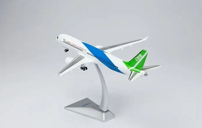 AF1 Китай C919 1/100 литье под давлением модель самолета