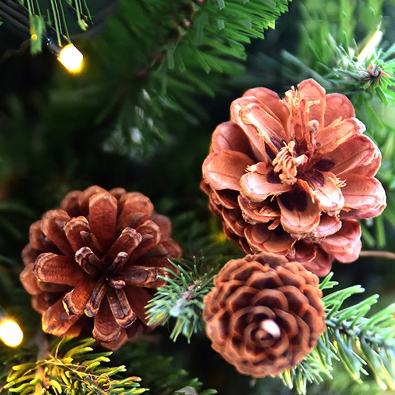 Pinecone набор Рождественская елка кулон украшения Домашнее украшение ремесла флорист