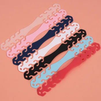 

4PCS/Set Soft Rubber Masks Straps Extended Buckle Ear Protector For Filtration Fixed Mask Unti-Pain 4 Gear Adjustment Holder