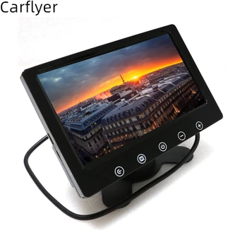

Carflyer New 7 inch car monitor car backup monitor for car reversing image touch button reversing monitor