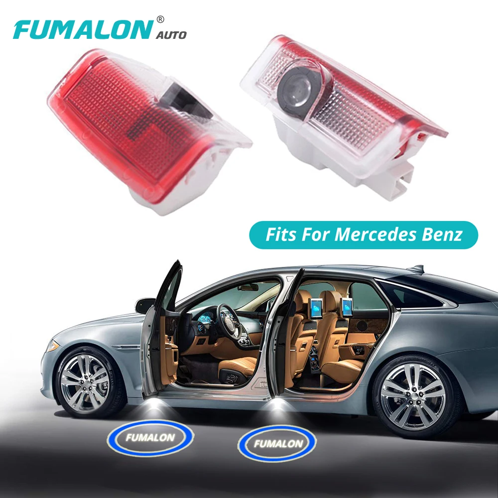 

LED Car Door Welcome Laser Projector Logo Door Ghost Shadow LED Light for Mercedes benz w212 w166 w176 E200 E300 E260 AMG