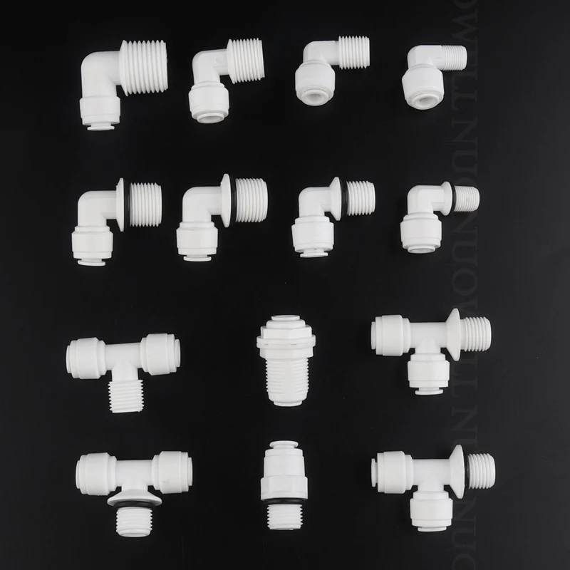 5pcs 1/4&quot OD RO Hose Quick Connector Reverse Osmosis System Pipe Fittings Water Purifier Aquarium filter Coupling | Дом и сад