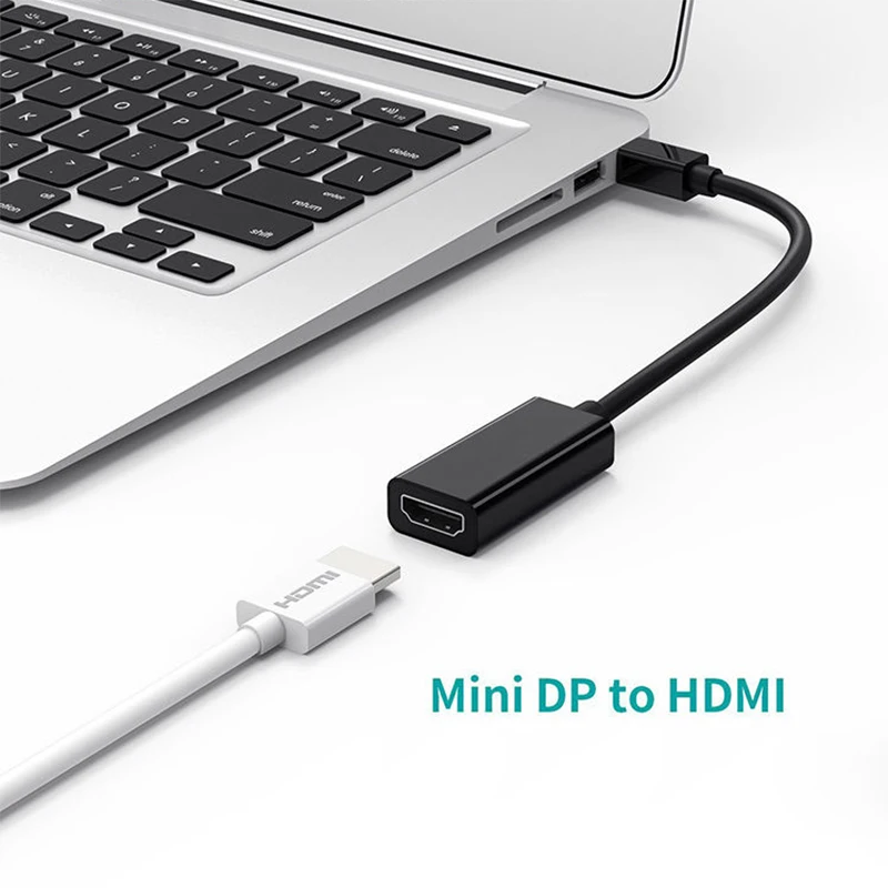 Кабель адаптер 1080P HD Mini DP HDMI для MacBook Air 13 iMac Chromebook Laptop Displayport кабеля|Кабели