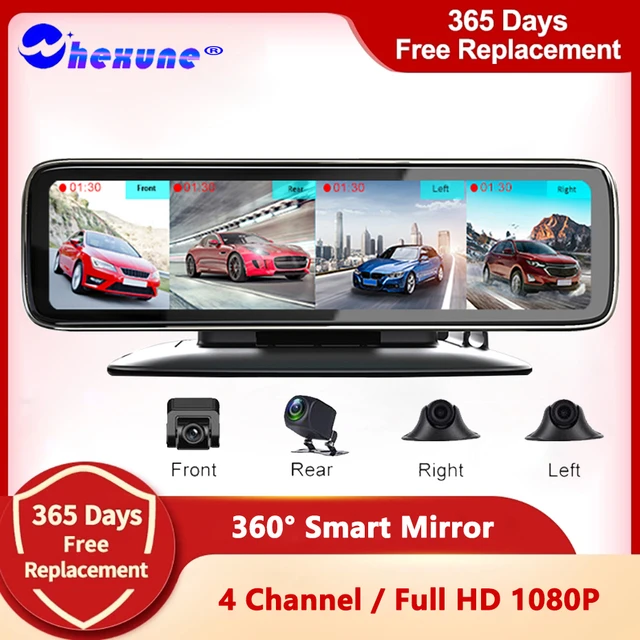 Dropship 3 Channel Dash Cam Front And Rear Inside; 1080P Dash IR Night  Vision; Loop Recording Car DVR Camera With 2 Inch IPS Screen 3 Cameras Car  Dashcam to Sell Online at