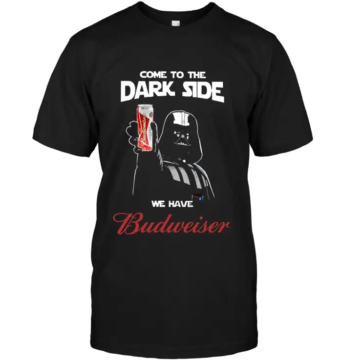 Приди на темную сторону у нас есть футболка Budweiser | Мужская одежда