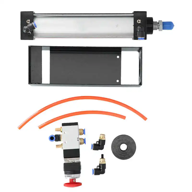 Pneumatic Can Crusher Cylinder Push Valve Cans Crushers Eco Friendly