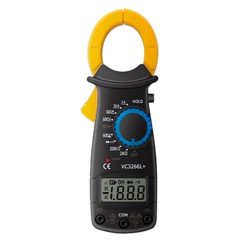 

VC3266L LCD Digital Clamp Multimeter AC DC 600A Current Volt Voltage Current Clamp Pincers Voltmeter Ammeter Voltage Tester