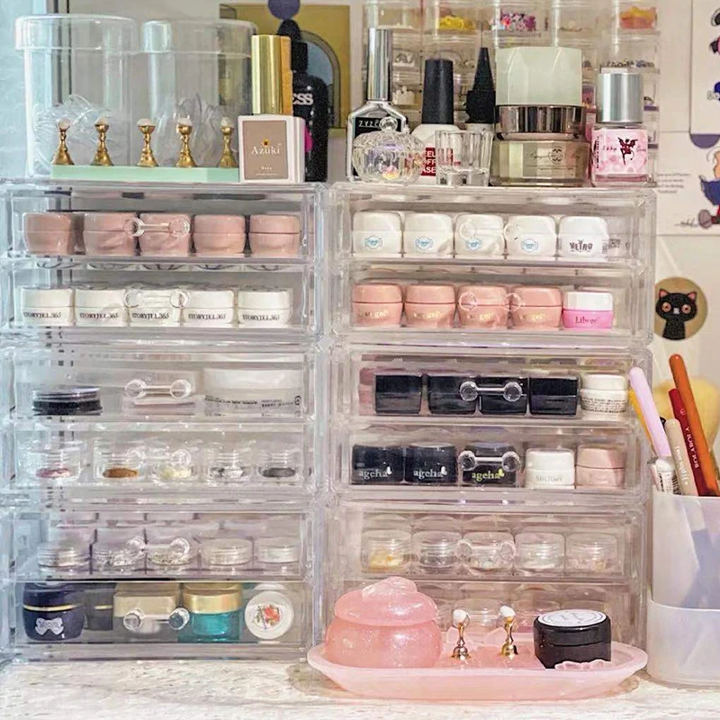 Nagelbox-Organizer – 8 Transparente Boxen Zum Sortieren Von Nagelzubehör, Schmuck & Kleinkram