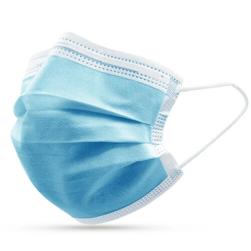 

3 Layers Disposable Protection Mouth Covers Non-Woven Anti-Dust Face Masks To Block Dust, Smoke, Pollen, Dustproof, Antibacteria