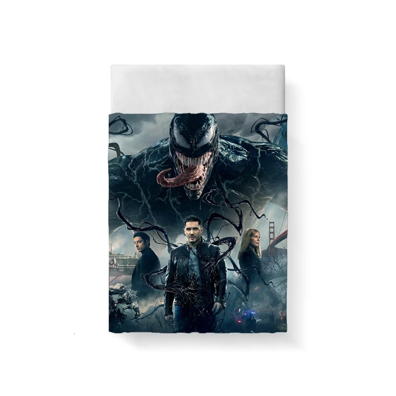 Venom постельное белье, хлопок, двойной размер, Комплект постельного белья, высокое качество, для детей, домашний текстиль, одинарные одеяла и комплекты белья, бязь, покрывало