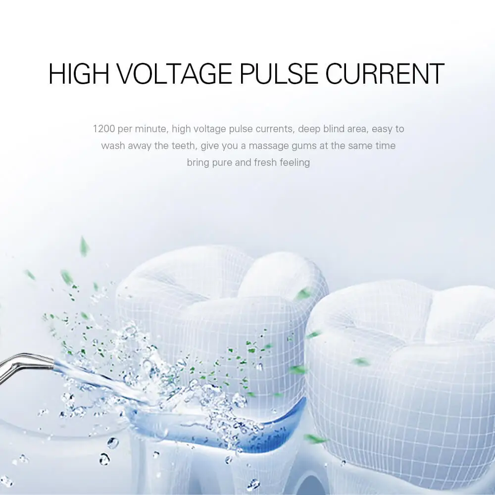 Goede Tackore Usb Opladen Monddouche Dental Draagbare Bleken Opvouwbare Water Jet Bleken IPX7 Monddouche 240 Ml Tank