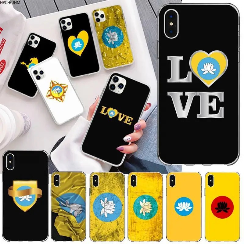 Чехол Kalmykia с флагом для телефона iphone 12 pro max 11 XS MAX 8 7 6 6S Plus X 5S SE 2020 XR чехол | Мобильные