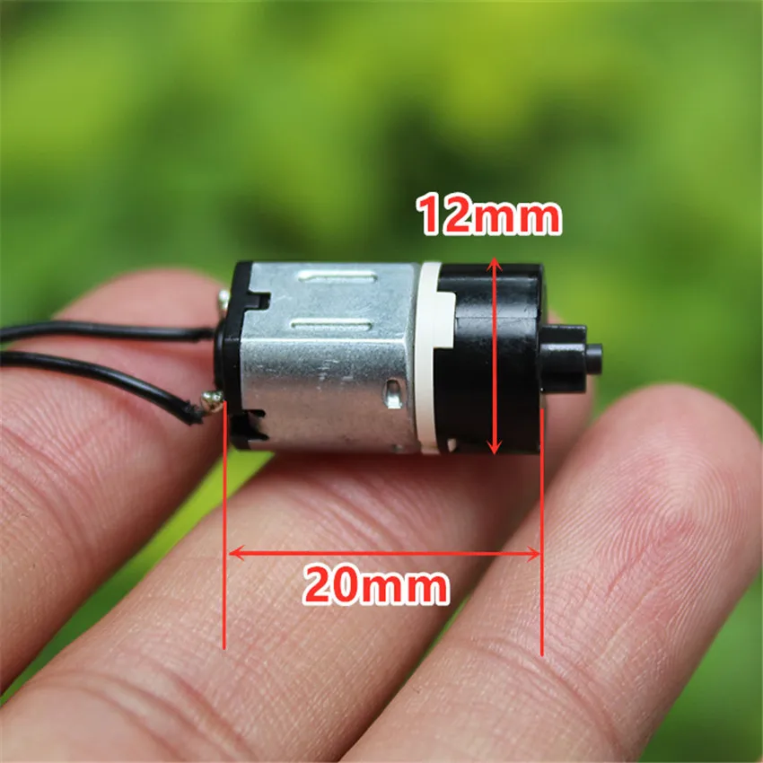 Gear Motor Gear Box Magnetic Strong Reduction DC Dual Shaft Ride Durable 3V-6V 