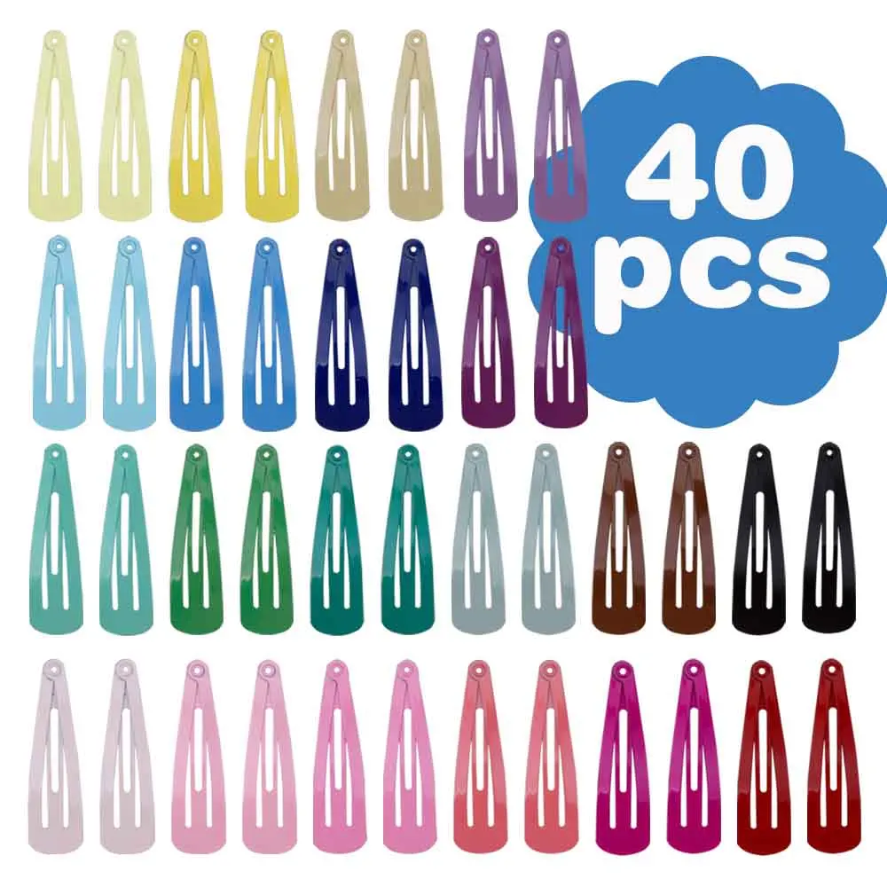Hair-Clips Snap Women Accessories Alligator Metal Colorful for The Hair-Barrettes-Pins