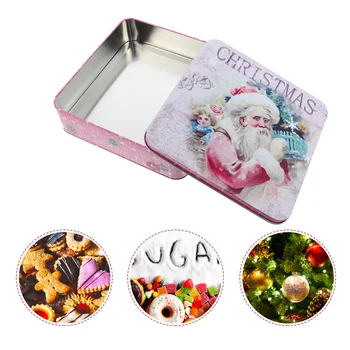 

1pc Christmas Biscuit Box Unique High Quality Candy Box Xmas Gift Box Small Gift Case Present Box for Home Party Festival