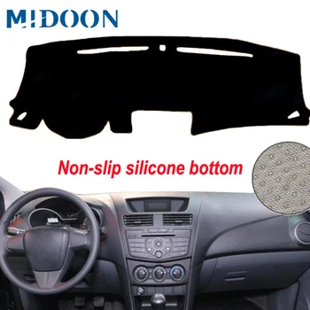 

MIDOON Left hand drive Auto dashboard cover for Mazda BT50 2012-2018 Fashion style car dashboard rug MAT for Mazda BT50 12-18