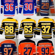 Молодежный детский свитер Connor McDavid Leon Draisaitl LUCIC NUGENT-HOPKIN Henrik Lundqvist Mats zucarello Patrice Bergeron