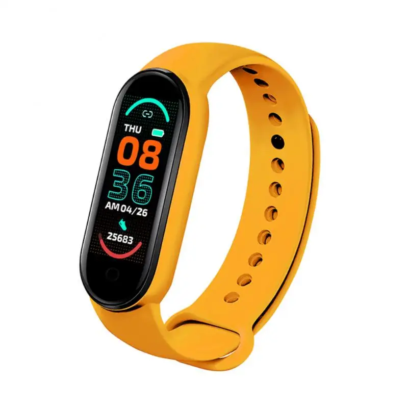 M6 Smart Band Men Women Fitness Watch Heart Rate Blood Pressure Sleep Monitor Pedometer Bluetooth Bracelet for IOS Android | Электроника