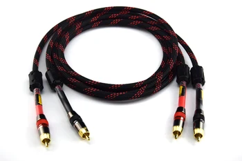 

Hifi 4N OFC 2RCA Cable Hi-end Male to Male DVD Player Amplifier Interconnect Audio RCA Cable