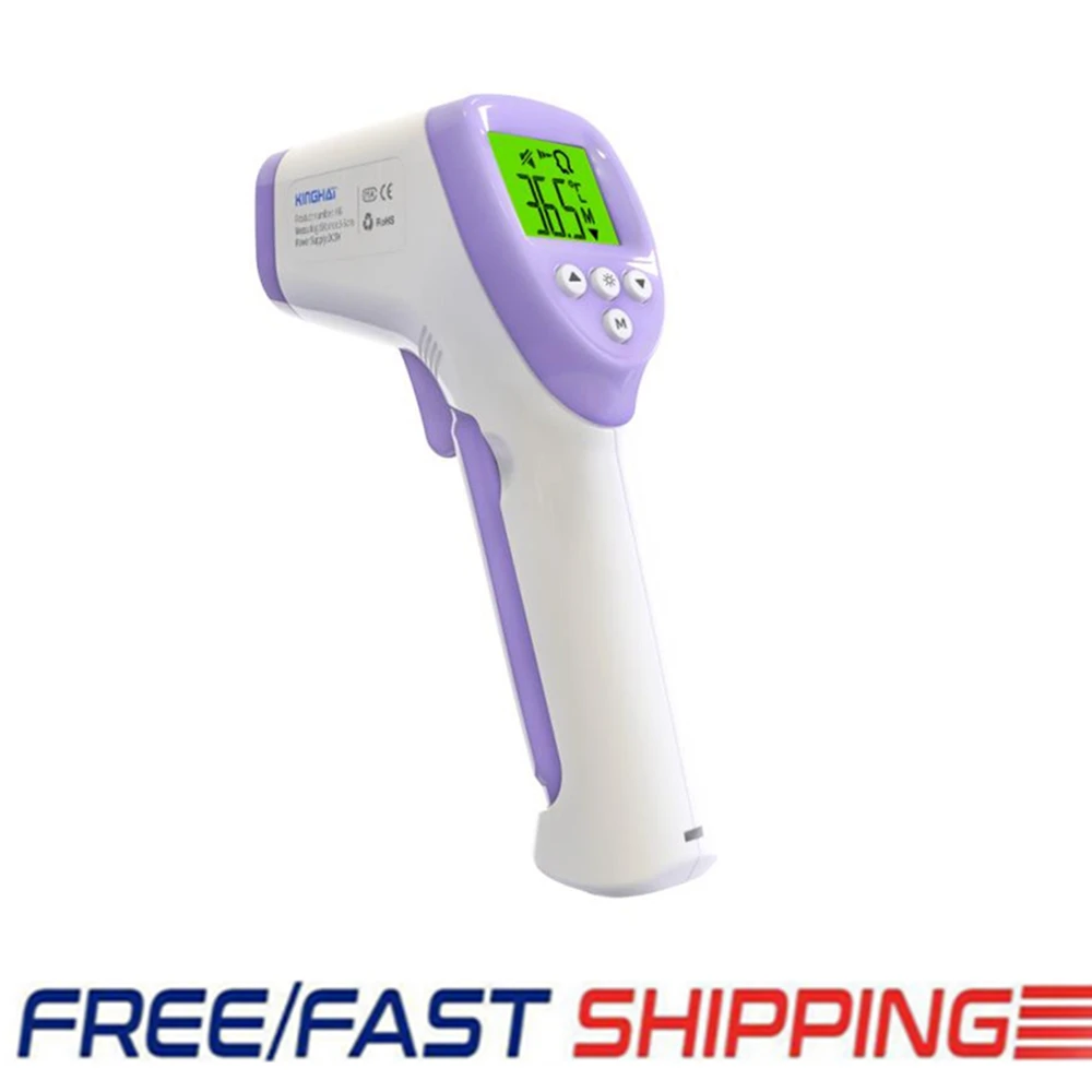 

Non-contact Digital LCD Thermometer Infrared Forehead Non-touch Body Temperature Gun Easy to Hold Dropshipping