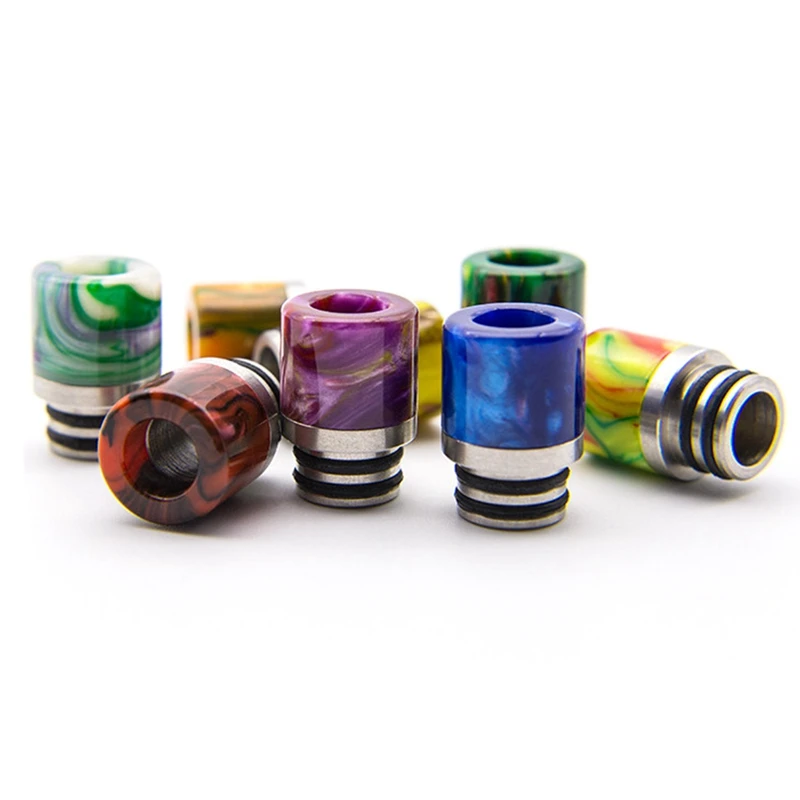 

510 Epoxy Resin Drip Tip Stainless Steel 510 Thread Mouthpiece For Elektronik Sigara RDA RBA Atomizer Vaporizer