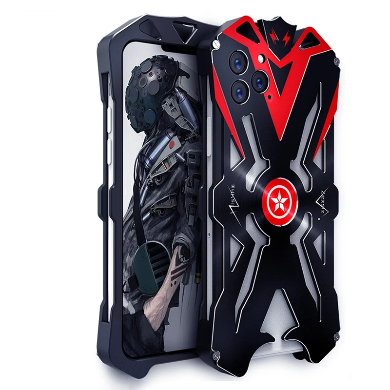 

Metal Aluminum Case for iPhone 11 Pro Max Case Luxury Armor Heavy Duty Protection Back Cover for iPhone 11 Case Bumper Coque