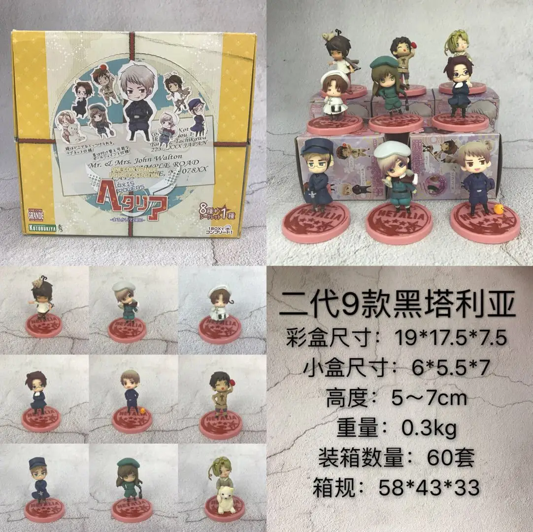 Модель Аниме вторая бомба обновление Новая посылка установленная Версия Hetalia капсула игрушка украшение Гараж Комплект