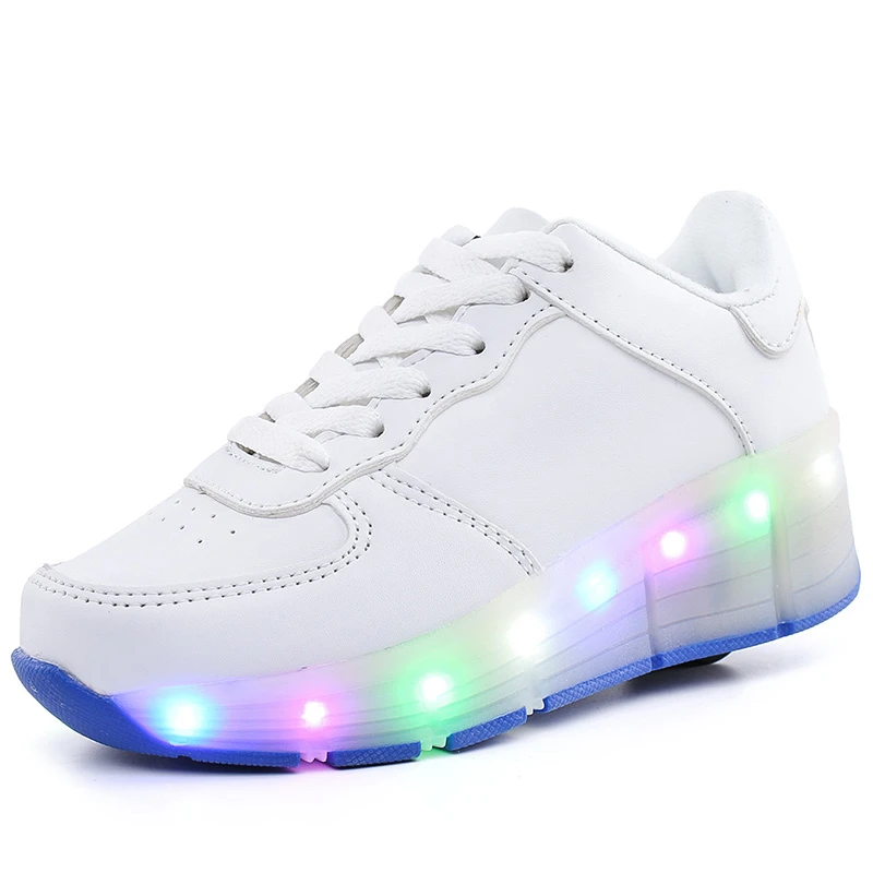 Zapatos con Ruedas para niños y niñas, Zapatillas LED, informales, 2020|Zapatillas deportivas| - AliExpress