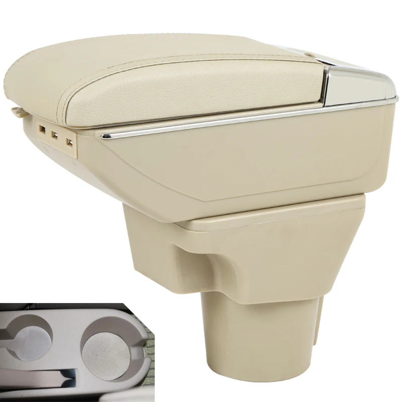 Armrest Box For Kia Rio 2 Car Central Storage Container PU Leather | Автомобили и мотоциклы