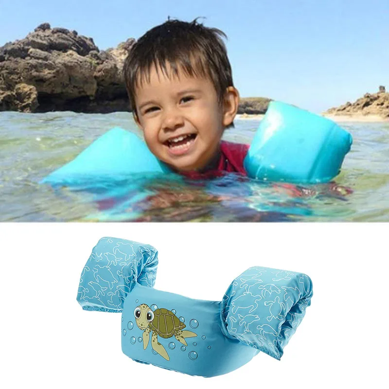 Houkiper Kids Arm Ring Life Vest Floats Children Baby Water Safety