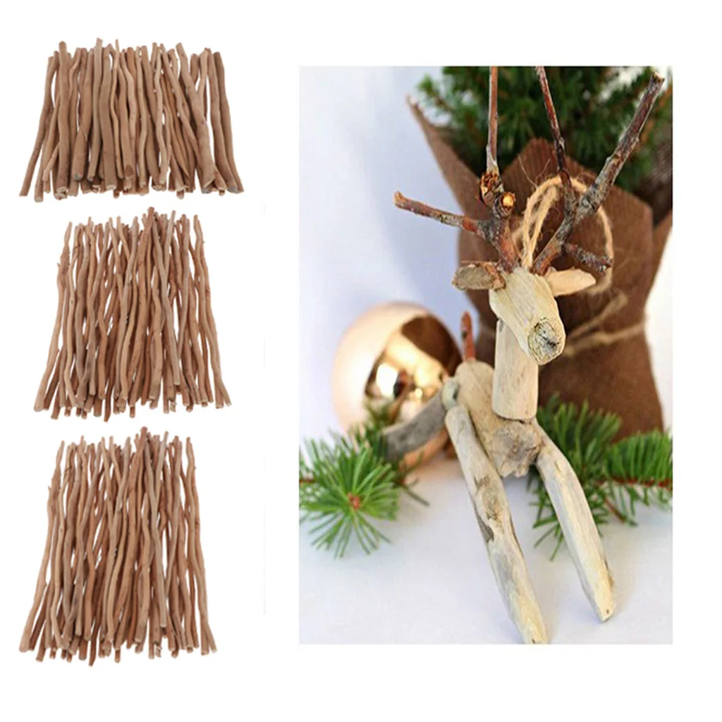 50x Natural Tree Branch Twigs For Living Space, Marriage, Party