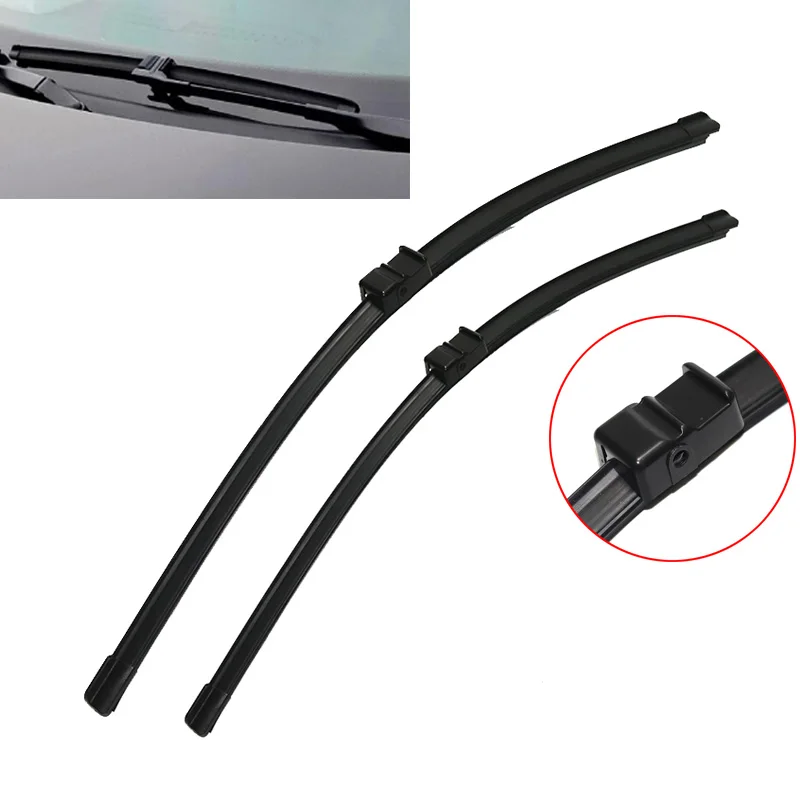 

Front Window Wiper Blades Windshield Windscreen Wiper For Porsche Cayenne 2007 - 2017