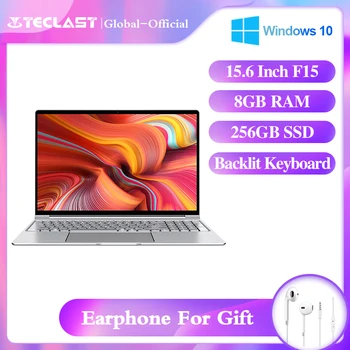 

Teclast F15 Laptop Windows10 15.6 Inch 1920x1080 DDR4 8GB RAM 256GB SSD Intel Gemini Lake N4100 Quad Core HDMI Dual WiFi Laptop