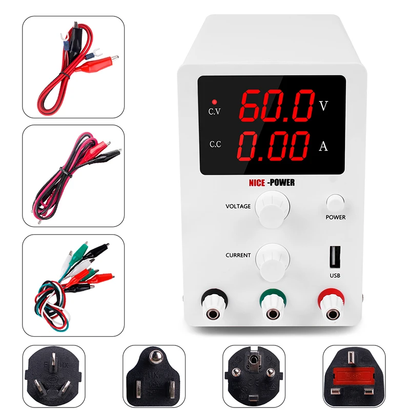 

60v Mini switching dc power supply laboratory fonte de bancada 10A lab power supply dc adjustable source voltage stabilizer