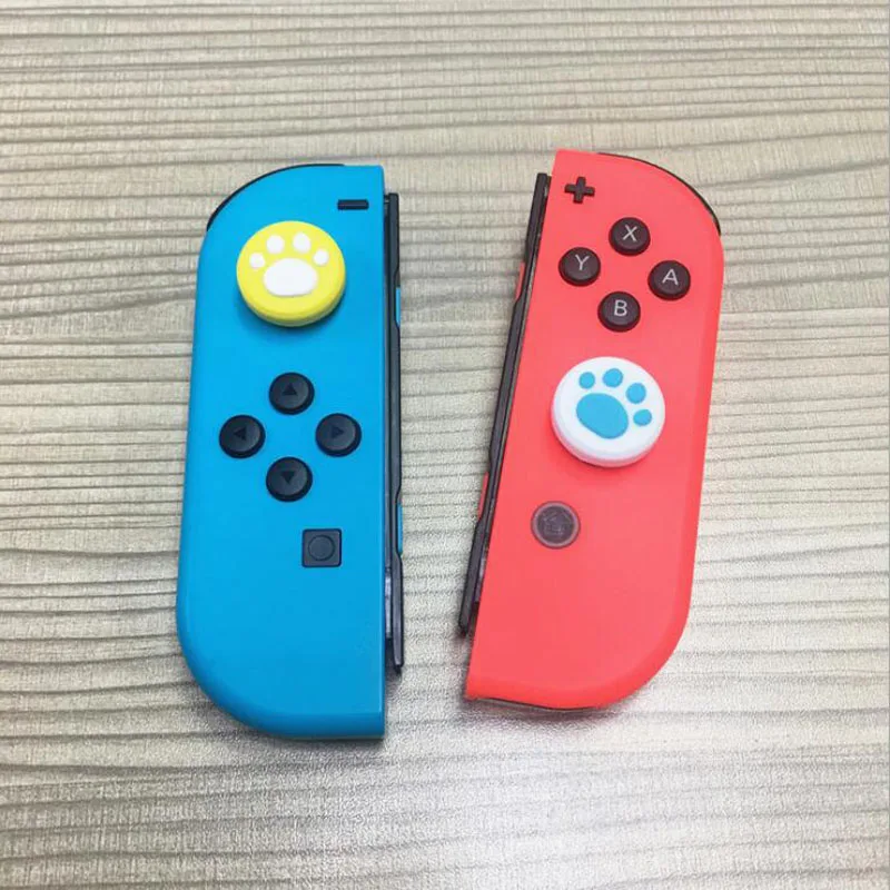 For Nintendo Switch OLED lite Accessories Thumb Grip Cap JoyCon Joystick Silicone Protective Cover Controller Thumbs Case Box