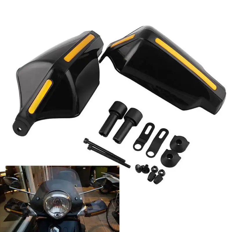 2 шт мотоциклетная ручная защита 7/8 22 мм накладки на ручки протектор ветрозащитный щит Универсальный мотоцикл мотокросса скутер Acces
