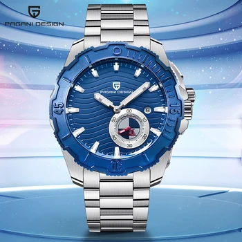 

PAGANI DESIGN New Quartz Men's Watch Fashion Sport Wristwatch Mens Waterproof Steel Clock Male Top Luxury Brand Business Watch