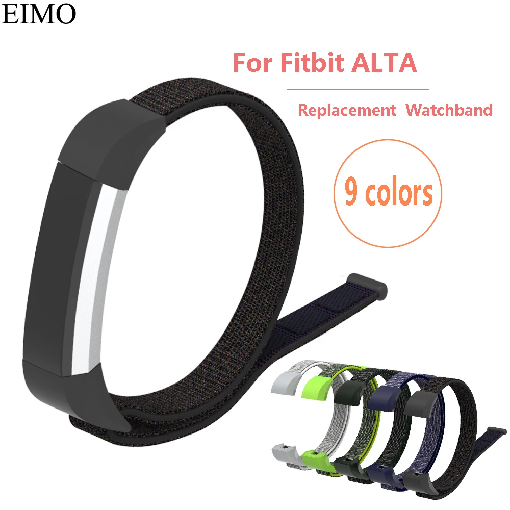 Тканые нейлоновые петли Смарт часы ремешок для Fitbit Alta HR/Alta Ремешок Браслет замена