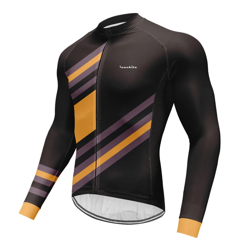 RUNCHITA long sleeve Cycling Jersey spring/autumn men's Pro team cycling jersey Ropa Ciclismo Bike bicycle clothes Clothing