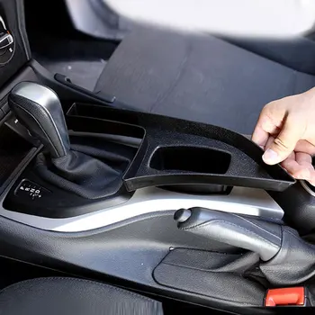 

Car Interior Center Control Gear Shift Panel Coin Card Key Case Storage Box Container Holder Cover For BMW X1 E84 2011-2015