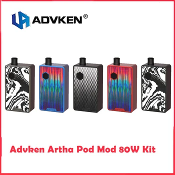 

Newest Advken Artha Pod Mod 80W Kit Powered by 18650 battery with 4.5ML Refillable Pod Capacity&0.3/0.8ohm Mesh Coil vape kit