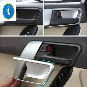 

Yimaautotrims Auto Accessory Inner Car Door Pull Handle Bowl Frame Cover Trim For Toyota Land Cruiser Prado FJ150 2011 - 2020