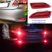 Для Toyota Corolla светодиодный задний светильник s 2011-2012 для Lexus CT200h 2011-2013 задний бампер светильник s стоп стояночный тормозной светильник задний светильник s